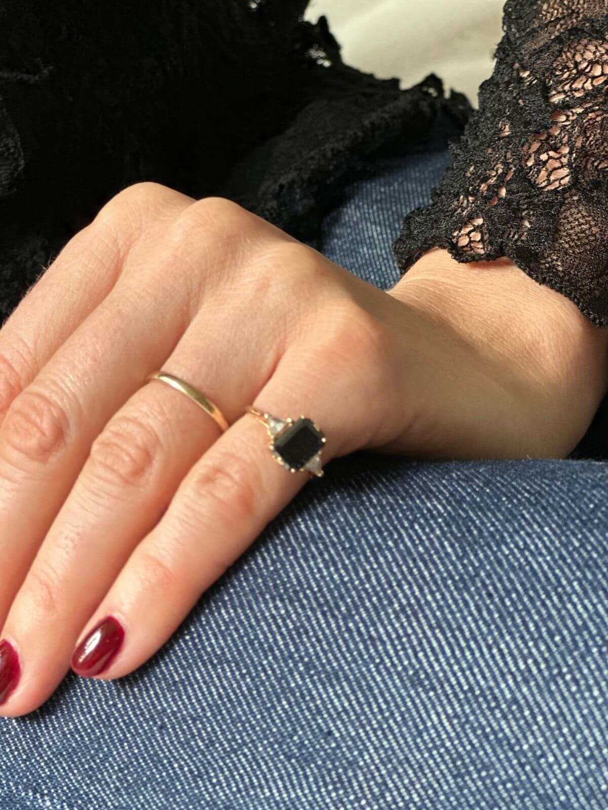 Bea Three Stone Ring