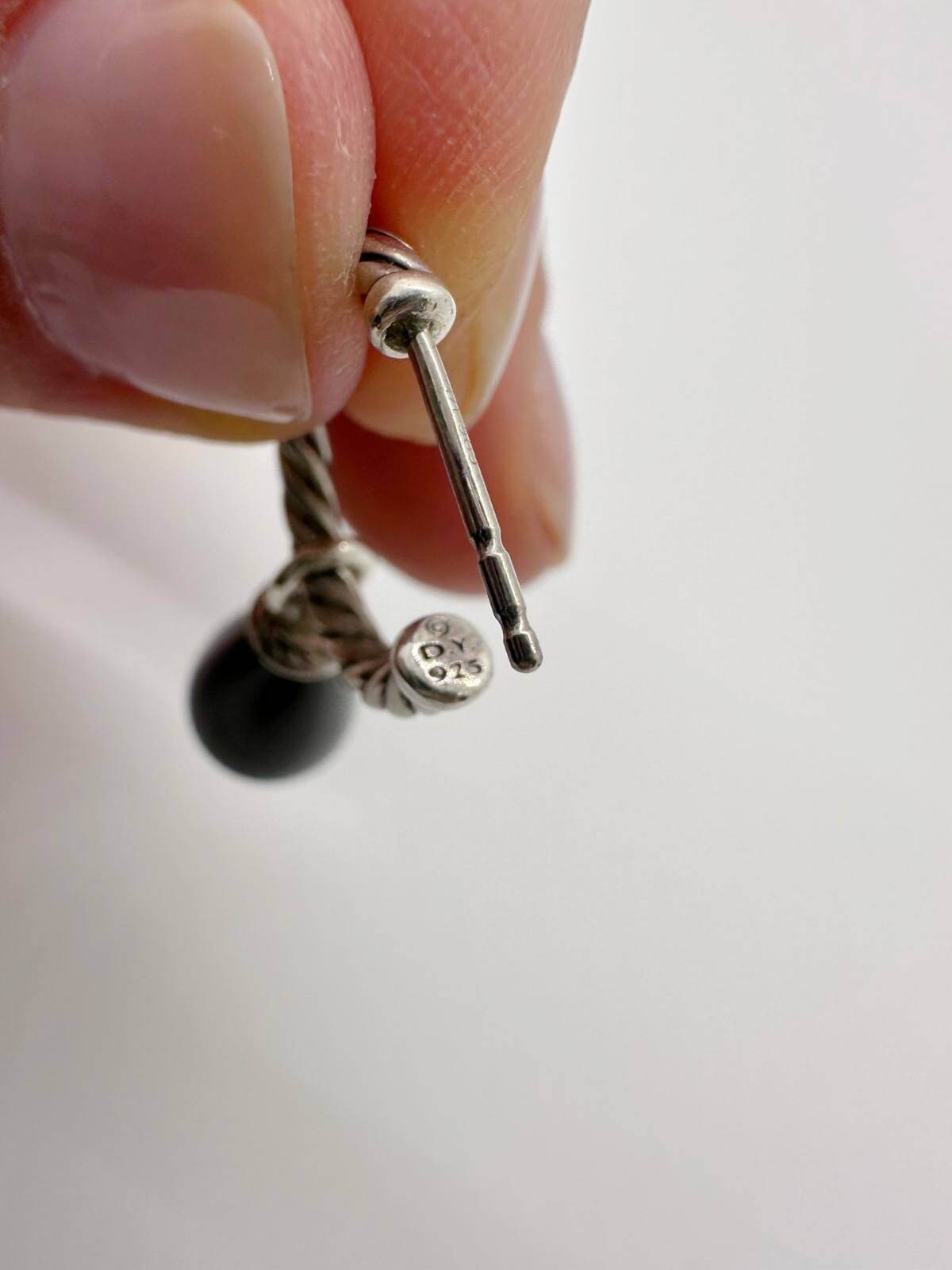 David Yurman Color Classics Black Onyx Earrings