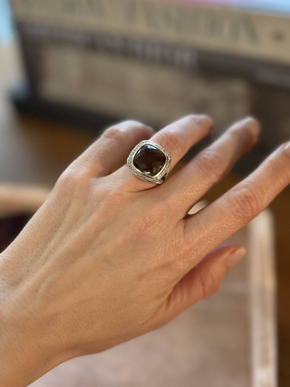 David Yurman albion ring on hand