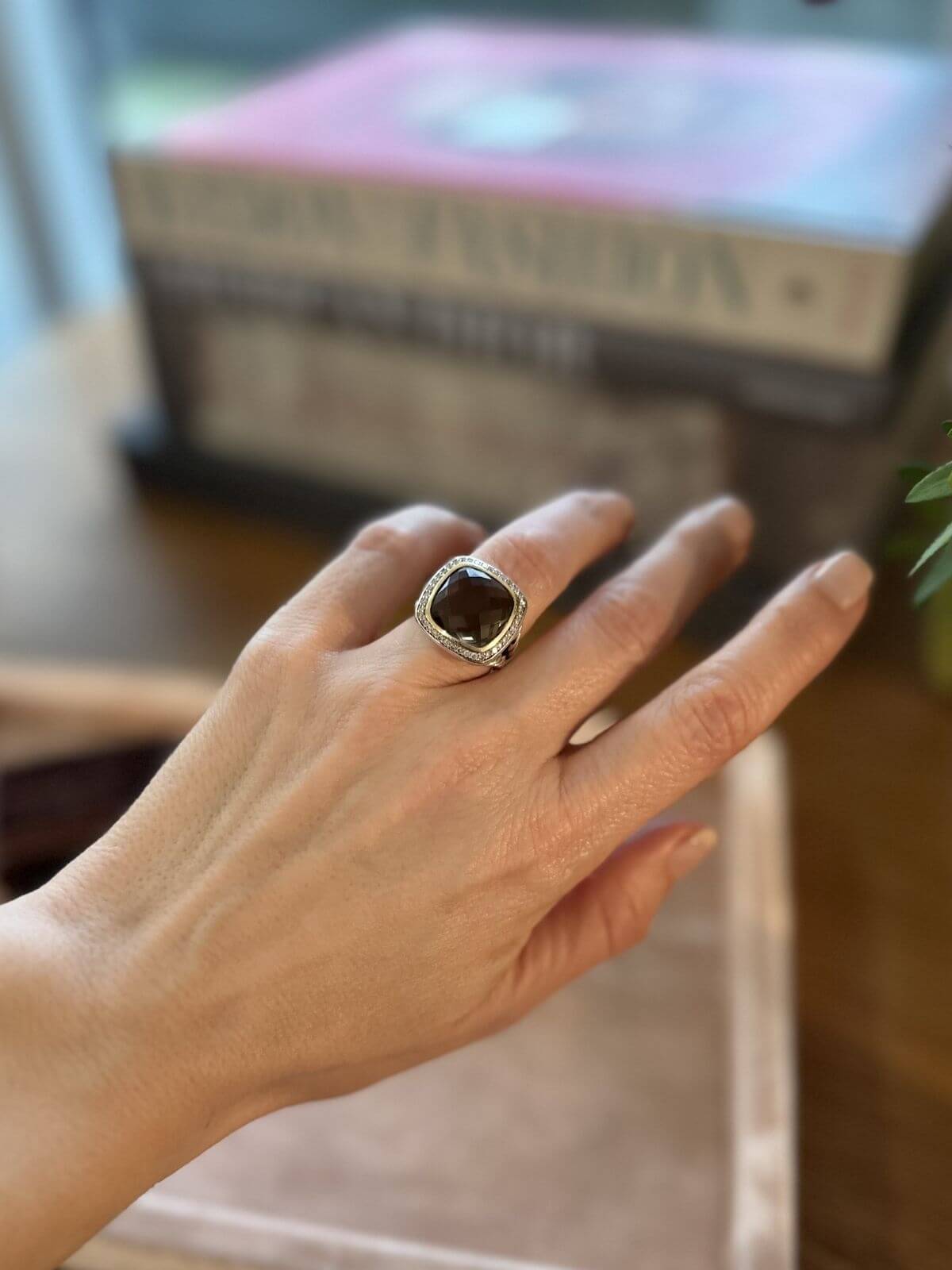 David Yurman albion ring on hand