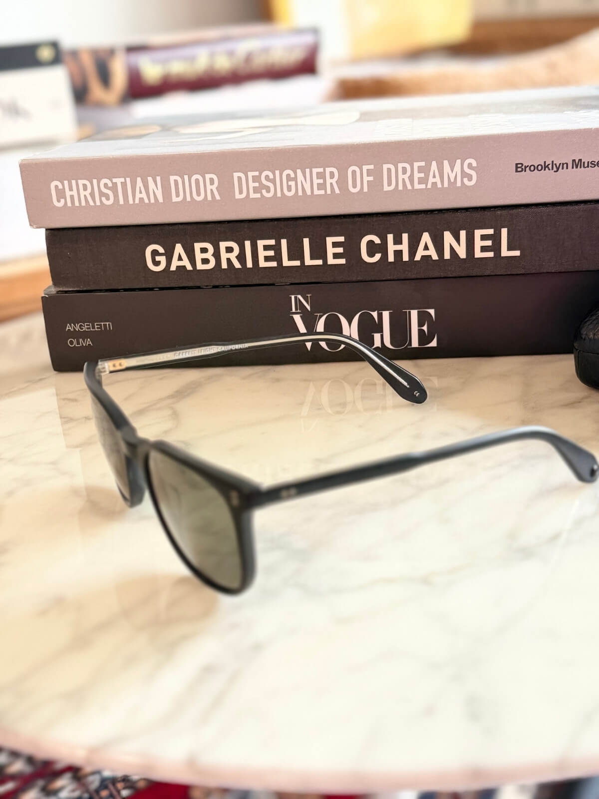 Louise Row featuring Garrett Leight Bentley Sunglasses