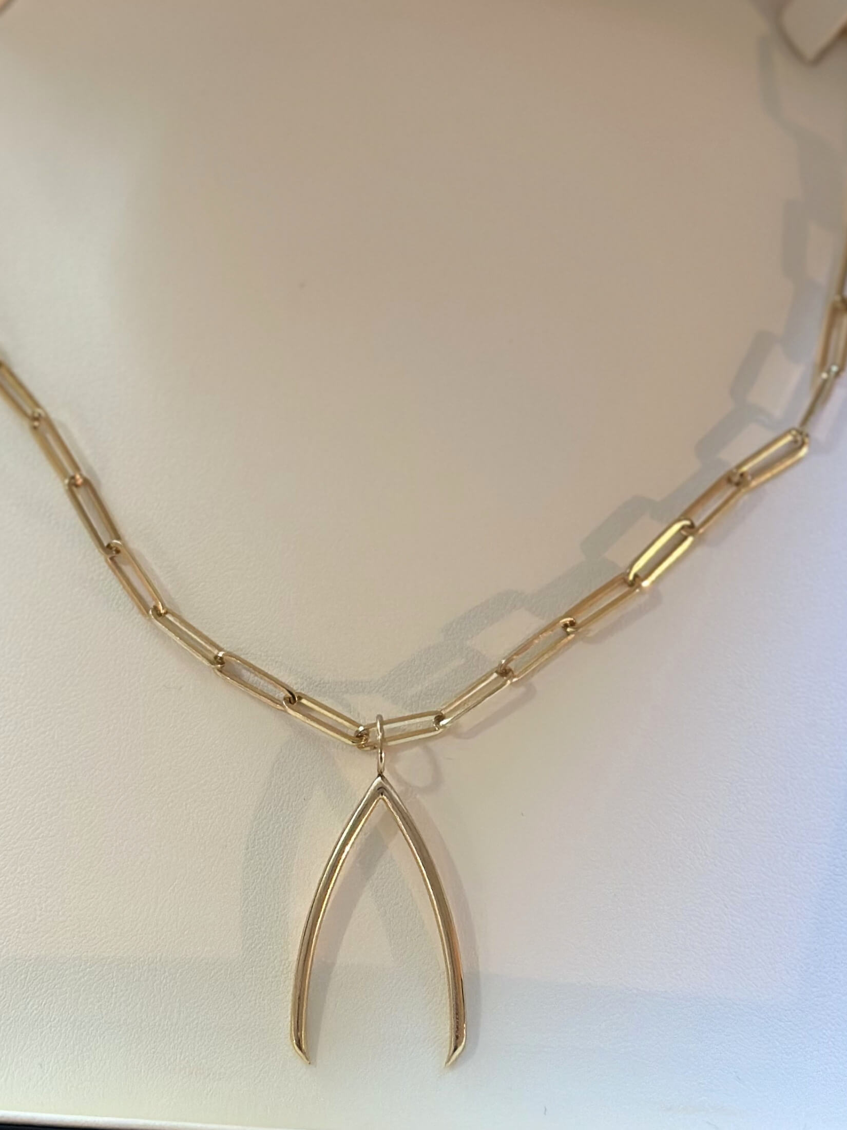 Louise Row featuring Jennifer Fisher Wishbone charm