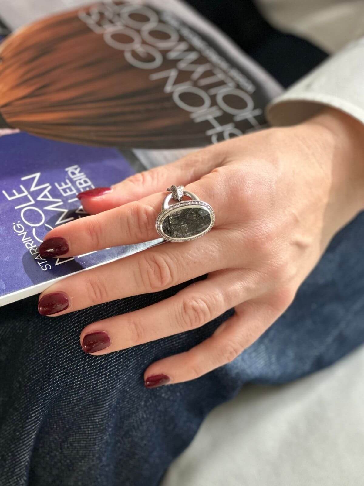 John Hardy Oval Quartz Ring