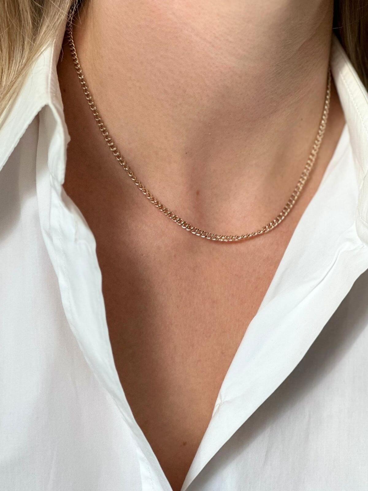 Mejuri Curb Chain Necklace