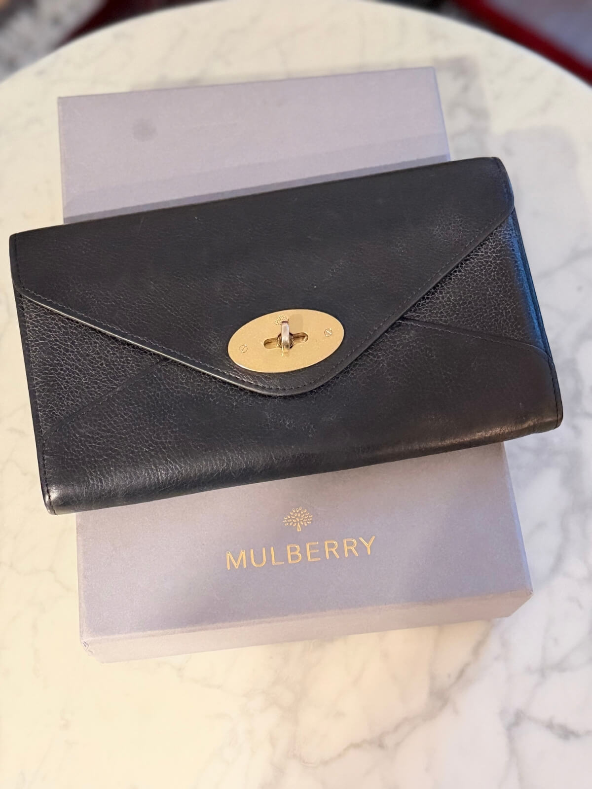 Mulberry Travel Clutch Black