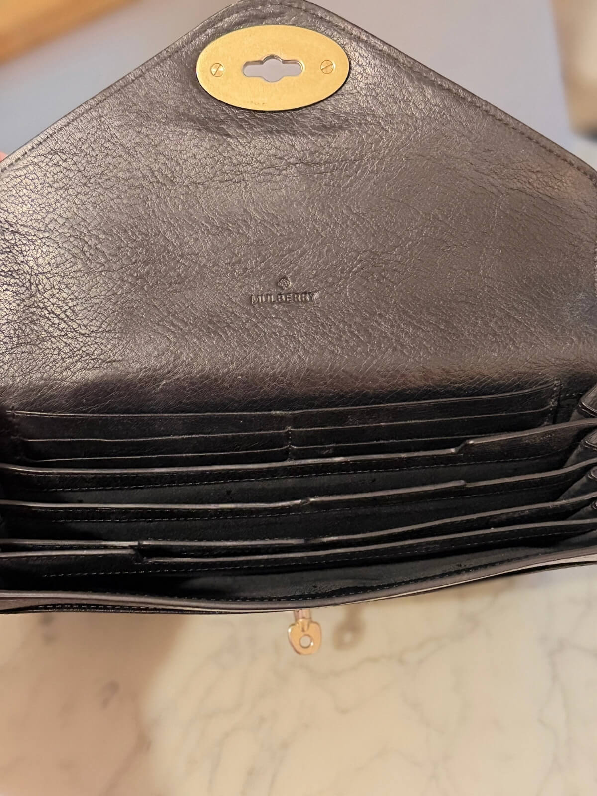 Mulberry Travel Clutch Black