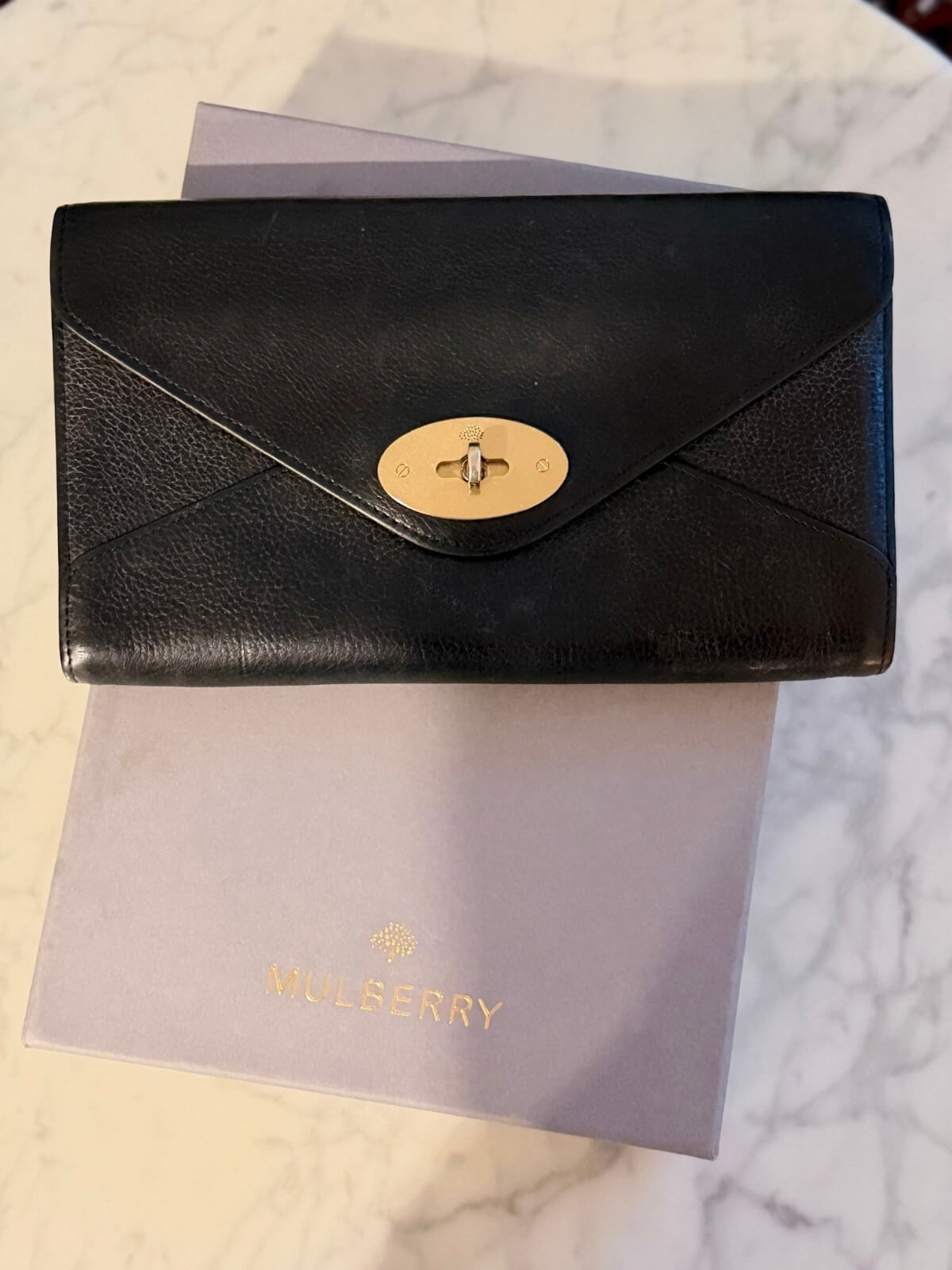Mulberry Travel Clutch Black