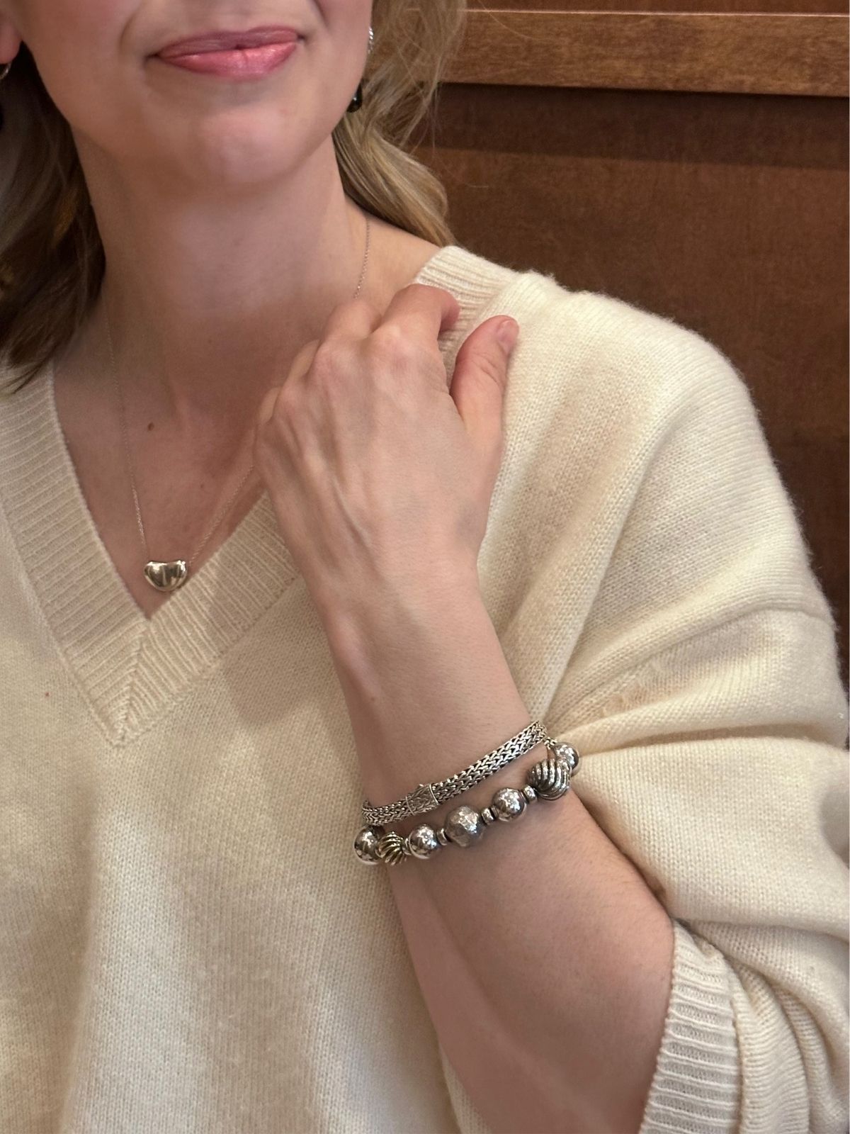 Tiffany & Co Bean Necklace 18"