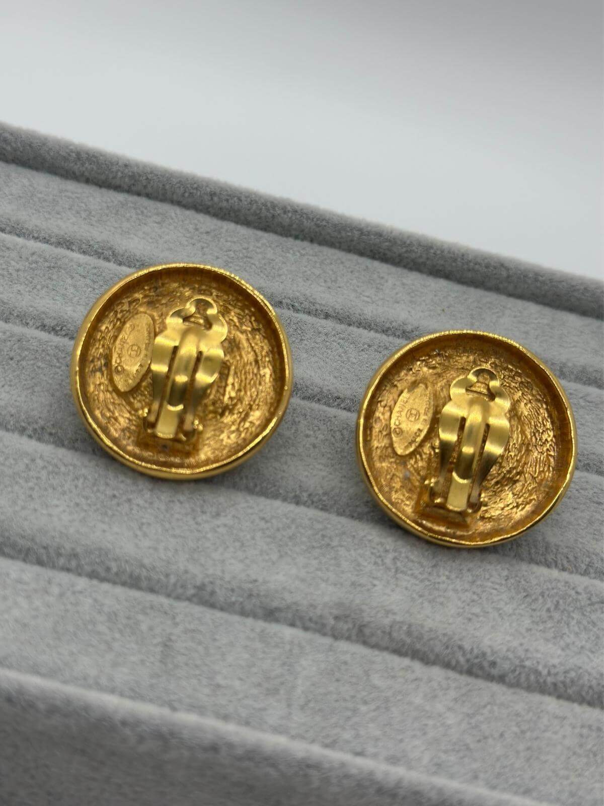 Vintage Chanel Turquoise Earrings