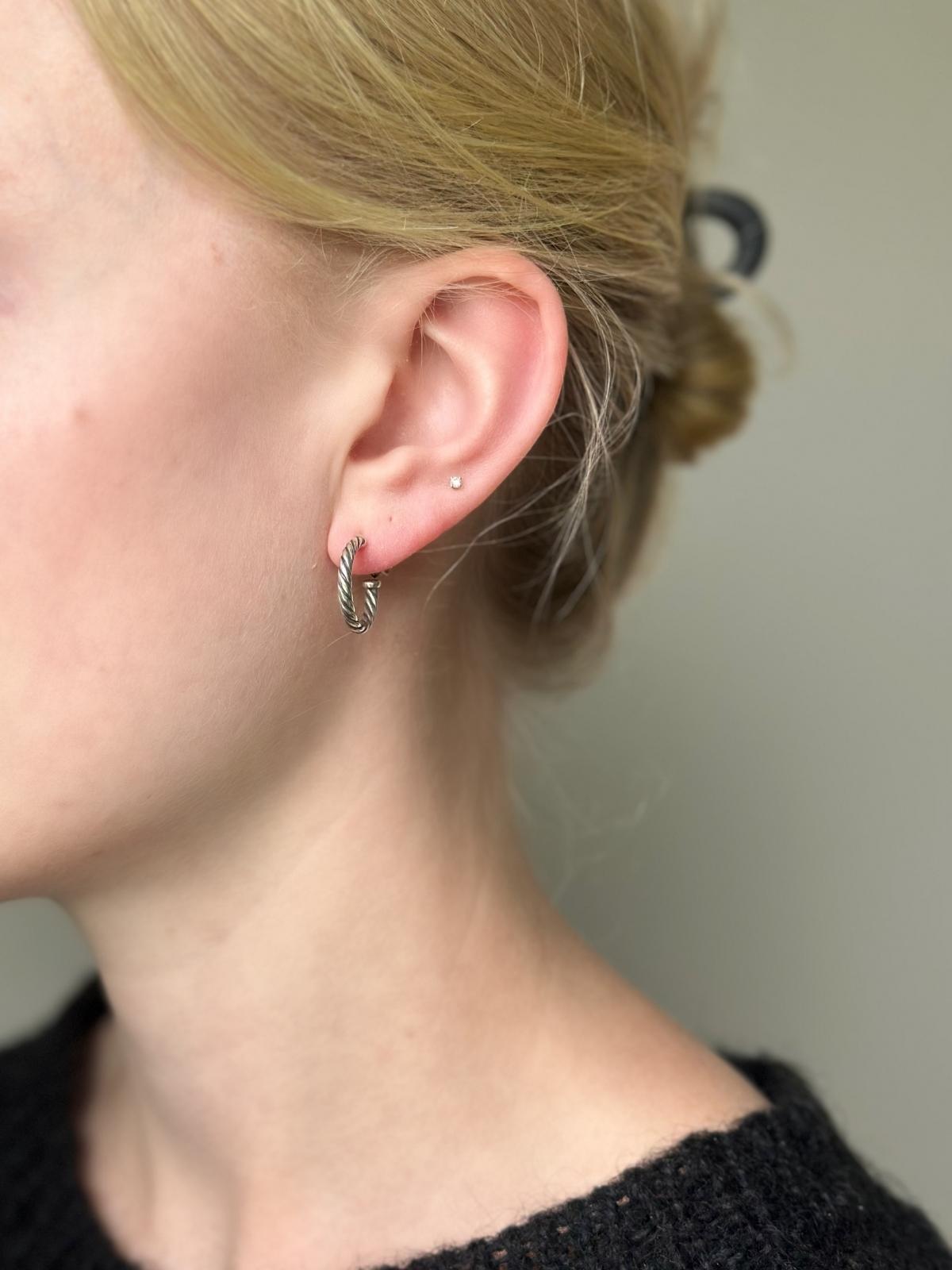 David Yurman Color Classics Black Onyx Earrings