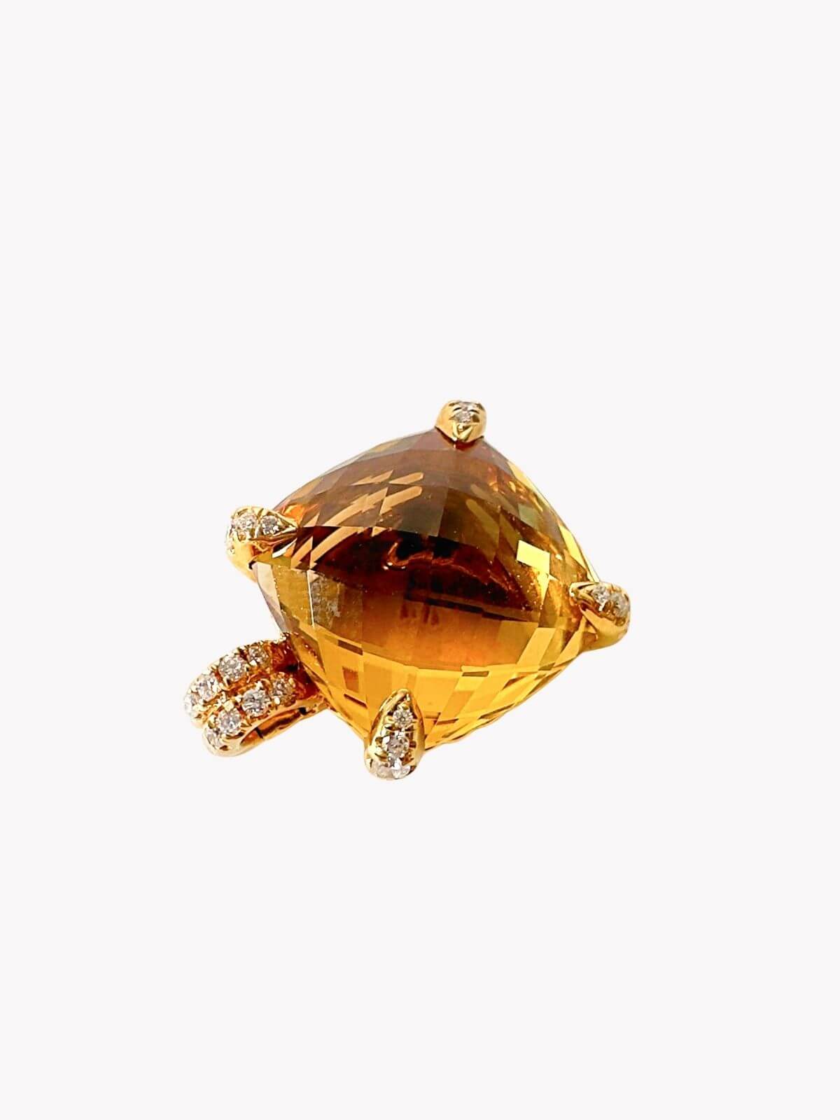 David Yurman Chatelaine Citrine Pendant