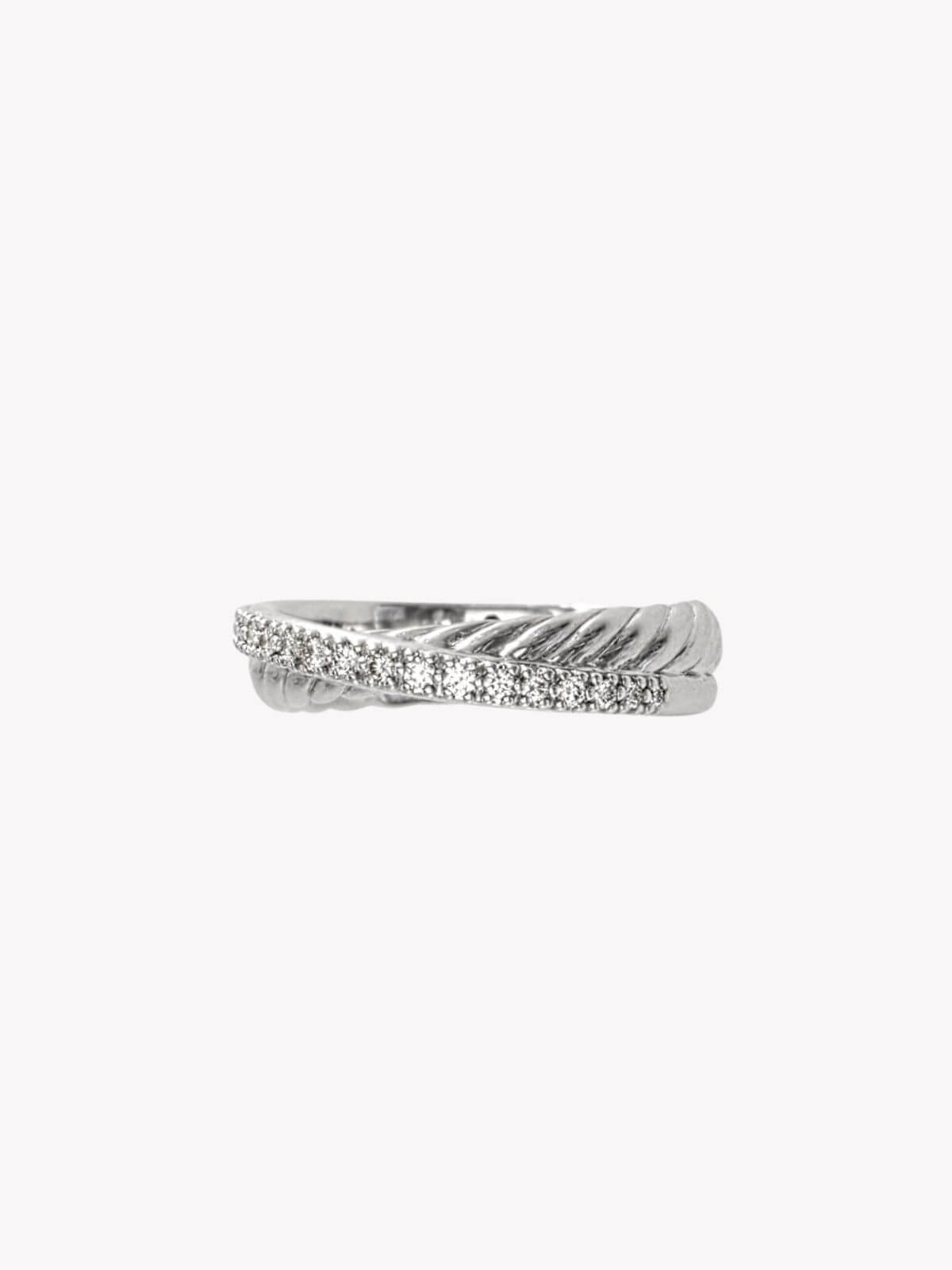 David Yurman Crossover Band Ring | Louise Row Jewelry Resale Studio