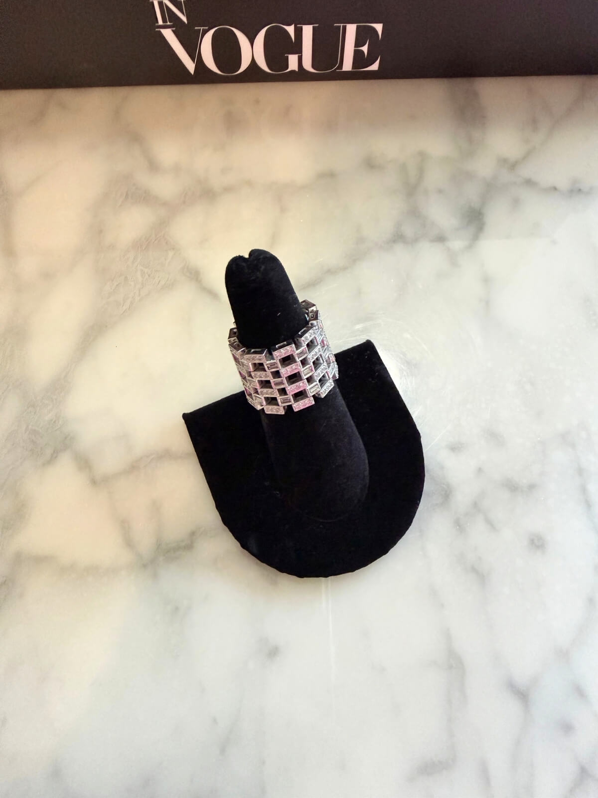 Louise Row featuring Fine Jewelry Baguette style eternity band