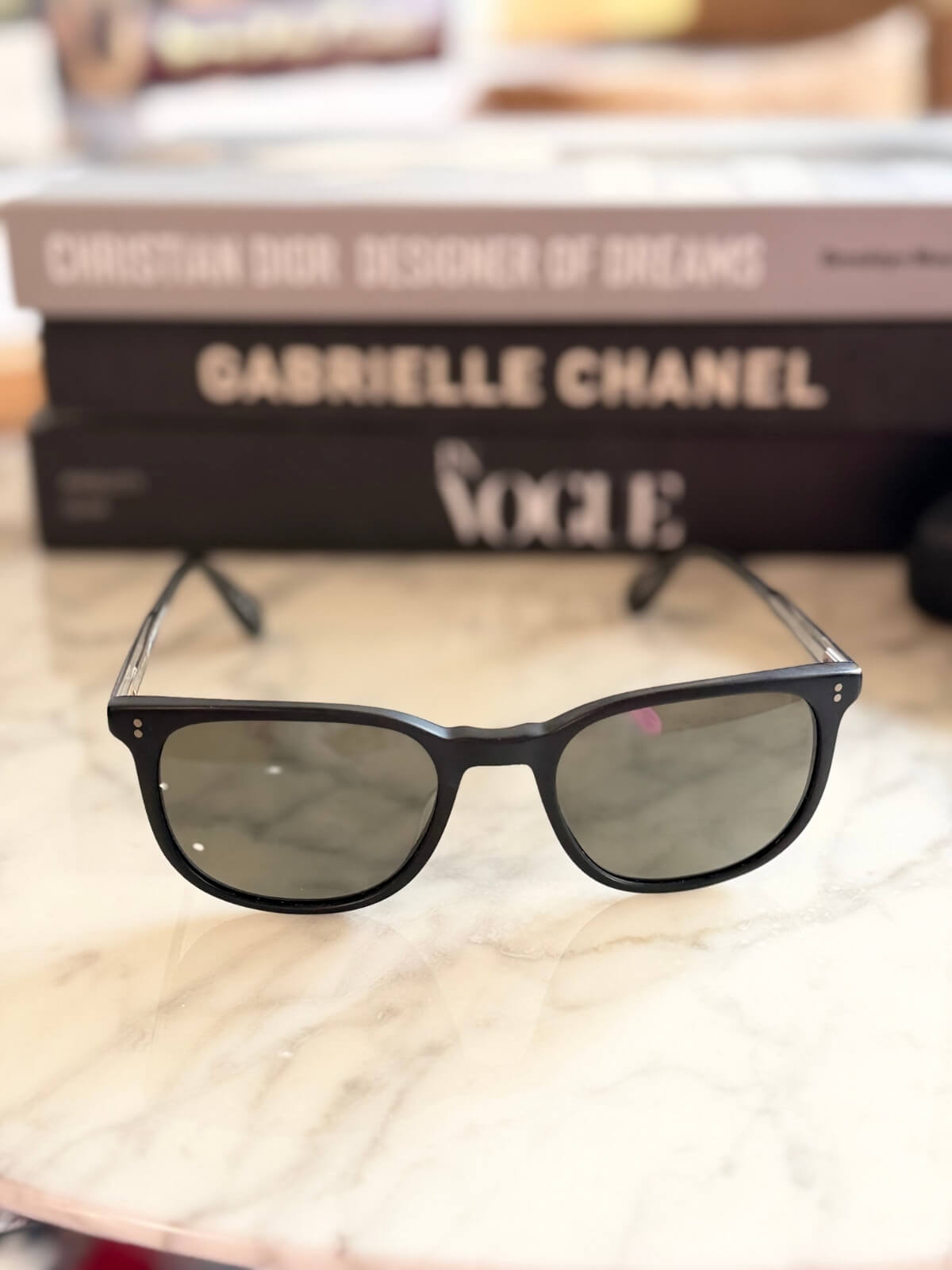 Louise Row featuring Garrett Leight Bentley Sunglasses 