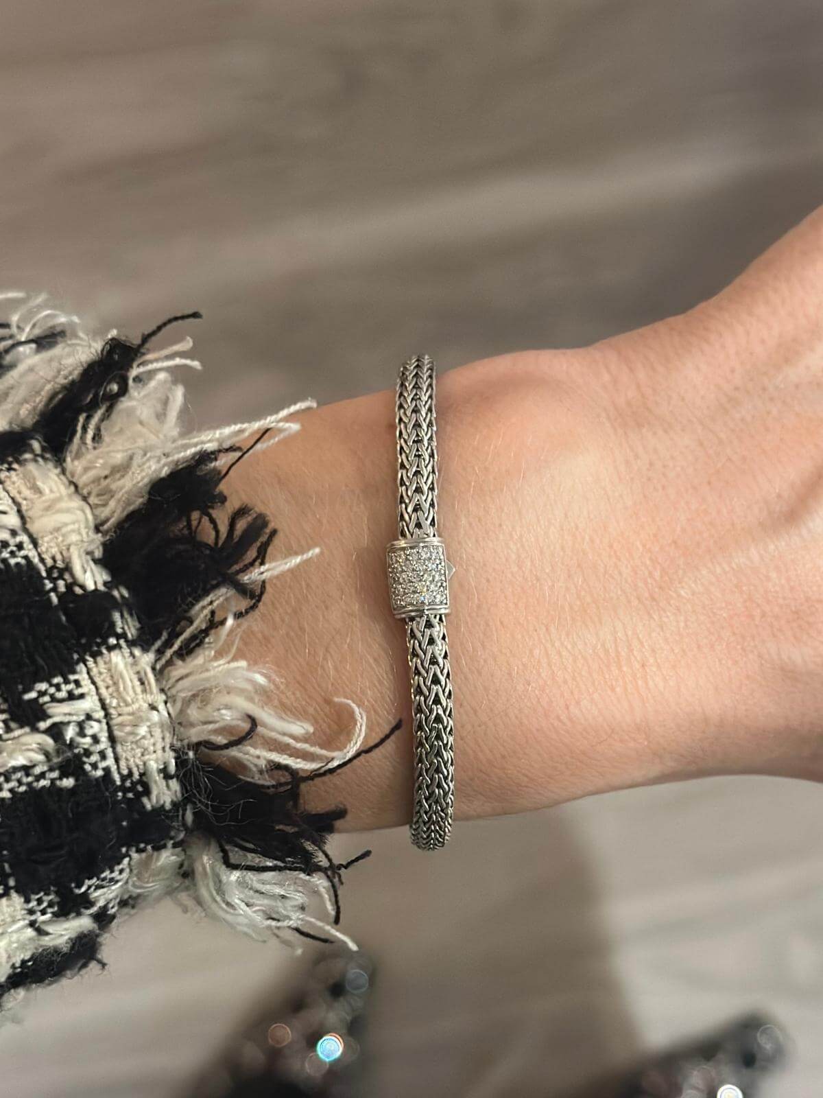 John Hardy Icon Bracelet with Diamond 5mm