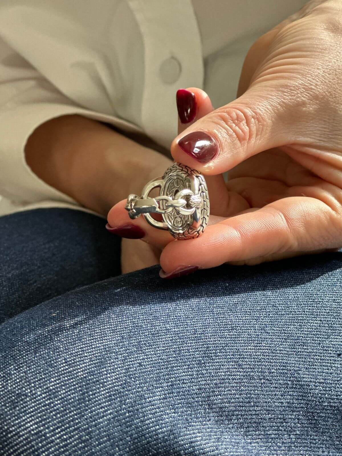 John Hardy Oval Quartz Ring