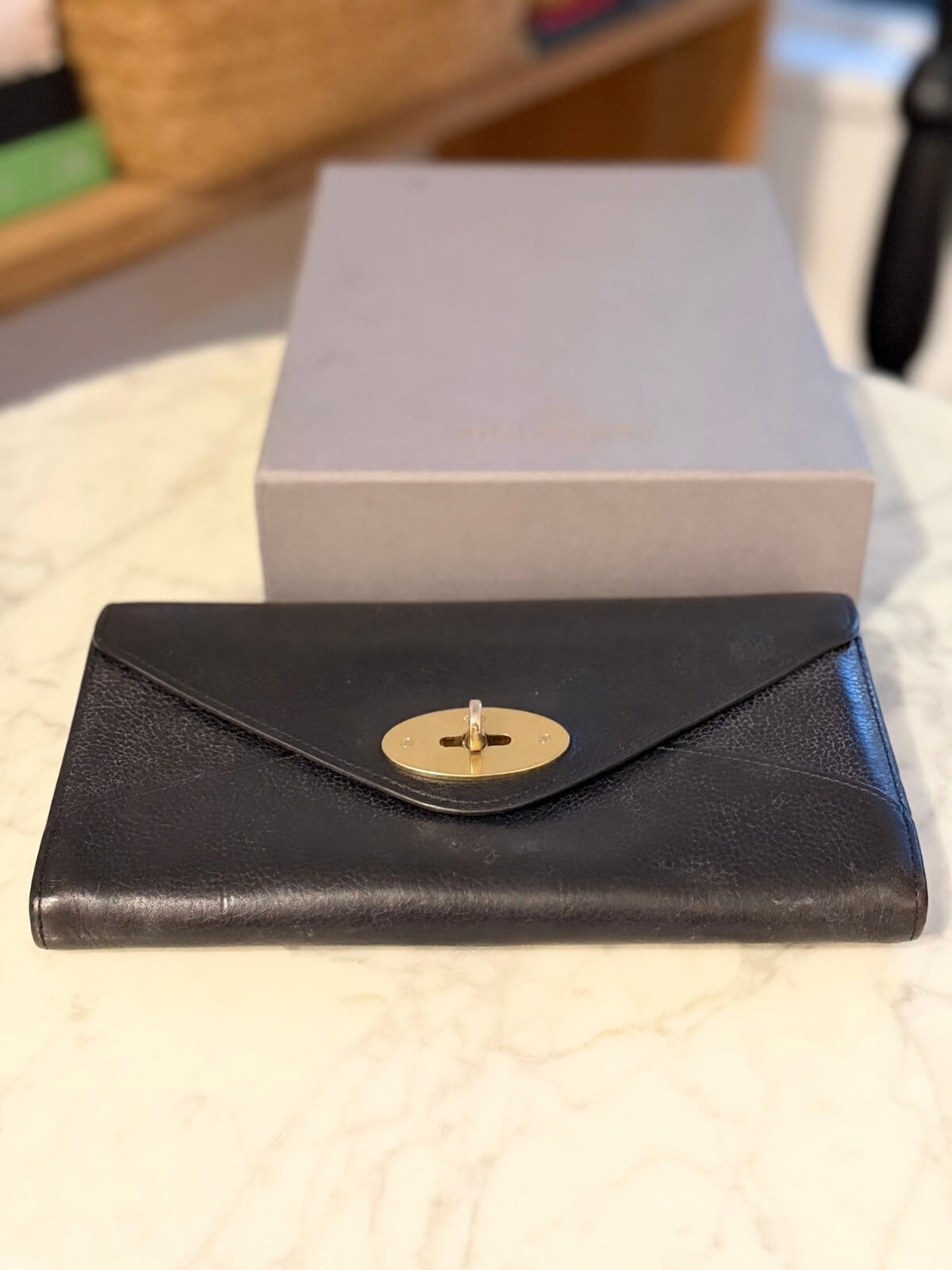 Mulberry Travel Clutch Black