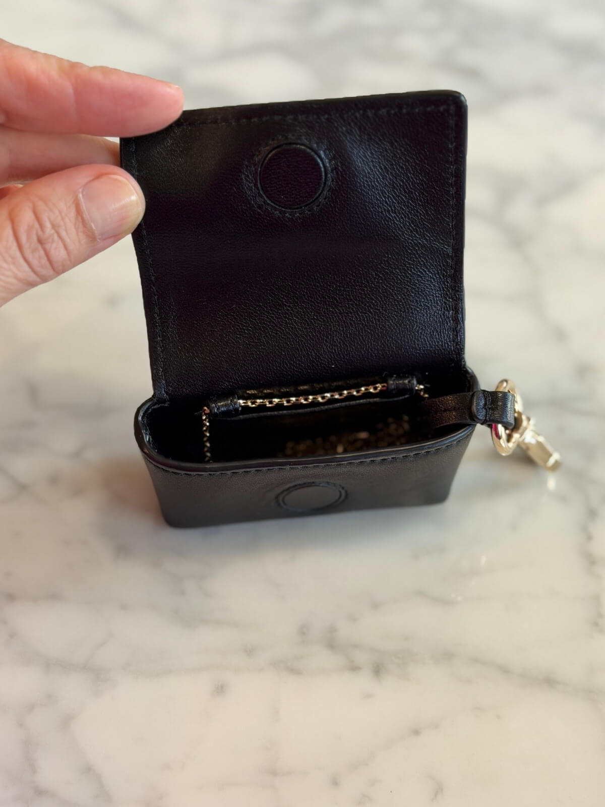 Louise Row featuring Roger Vivier crystal pouch bag
