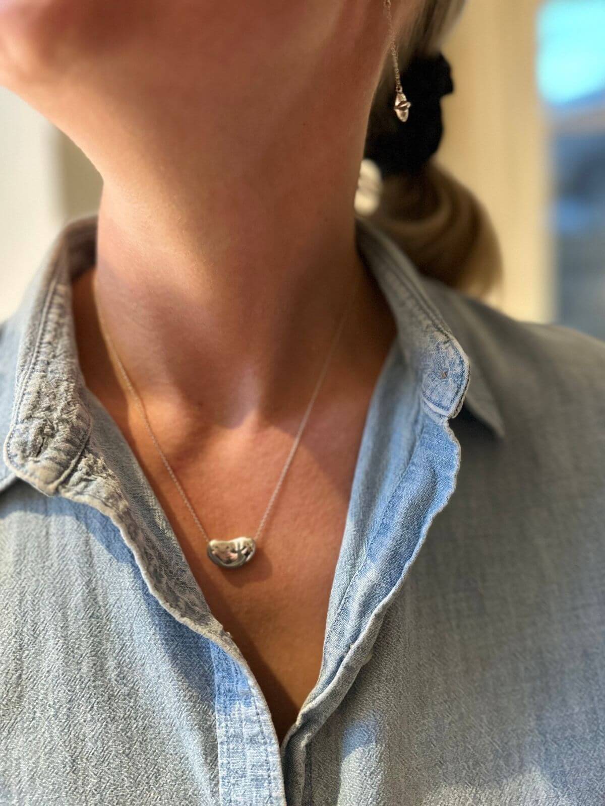 Tiffany & Co Bean Necklace | Louise Row Jewelry Resale Studio