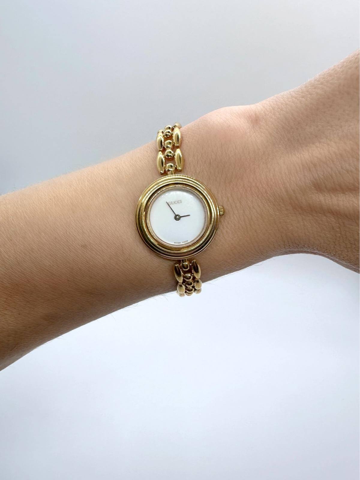 Vintage Gucci Wristwatch with Interchangeable Bezels